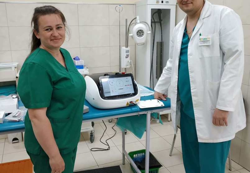 Вітаємо клініку Ірпеня з новеньким діодним лазером Gigaa Laser TETHYS